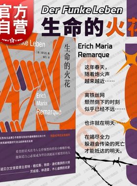 生命的火花 西线无战事作者雷马克作品上海人民出版社外国小说另著凯旋门/黑色方尖碑/里斯本之夜/应许之地