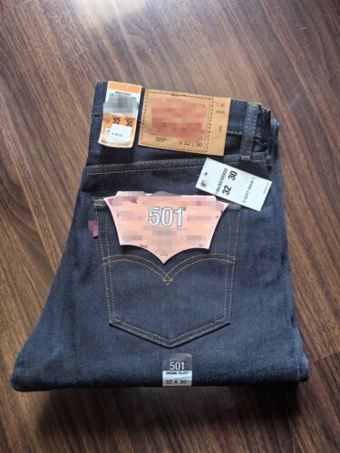 W32L30  501-0000原布牛仔裤原牛