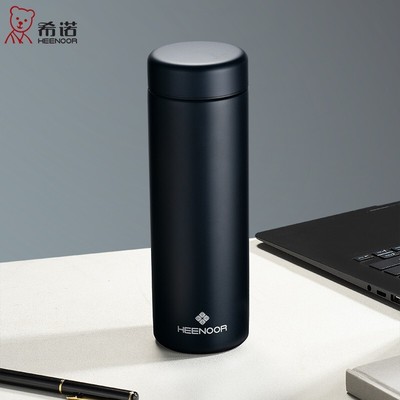 希诺官方正品保温杯男士泡茶杯大容量真空不锈钢保温便携商务水杯