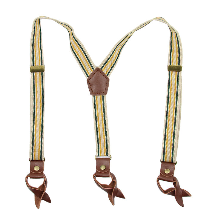 儿童纽扣式背带吊裤带男女孩通用小学生幼儿园宝宝英伦裤带夹子G