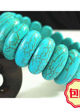 不掉色绿松石饰品摄影道具