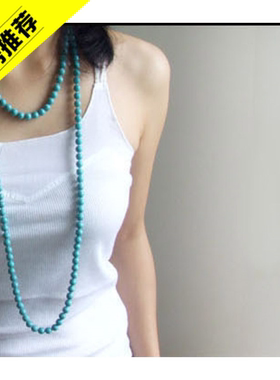 原创设计风手工毛衣链包邮