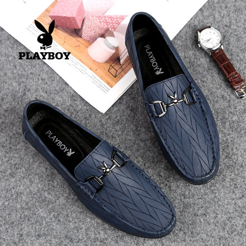 花花公子男士新款豆豆鞋男