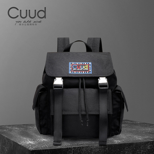 cuud2026新款春夏双肩包女中号百搭背包尼龙时尚潮流书包女ins潮