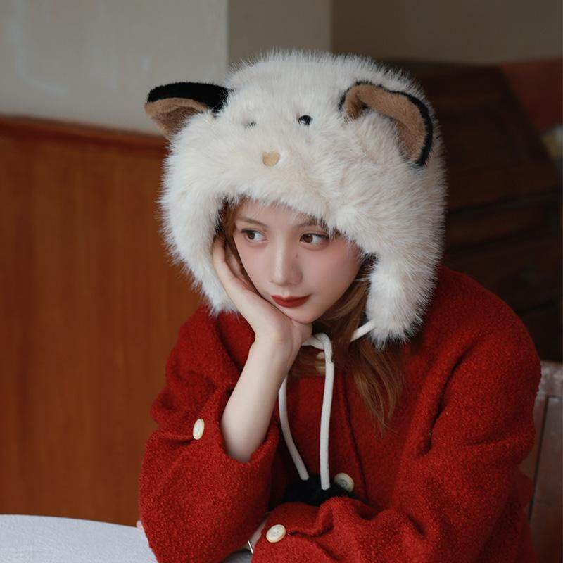 可爱猫爪耳朵雷锋帽东北滑雪加绒防寒保暖雷锋帽子女可爱,服饰配件/皮带/帽子/围巾,帽子,淘宝优惠券,粉丝福利购,淘宝优惠卷