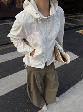 我的女孩26835韩版时尚百搭宽松显瘦短外套女小众设计棒球服夹克