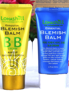 韩国正品露韩饰lohashill全方位 蓝色妖姬BB霜提亮遮瑕保湿细腻