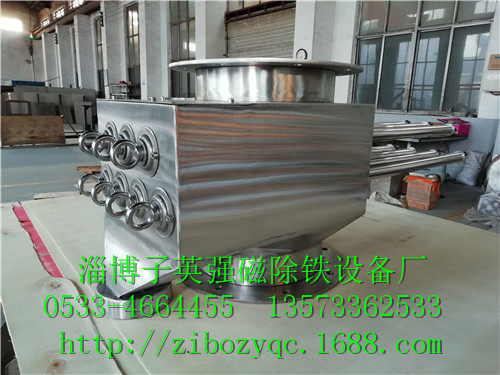 视频,强磁除铁器管道式,易清理,石英砂钾长石钙粉强磁棒吸铁机