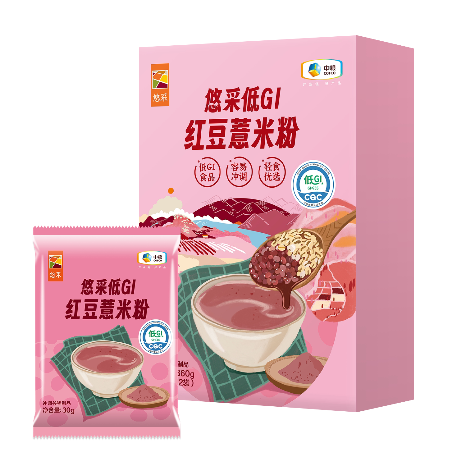 中粮悠采低GI红豆薏仁粉