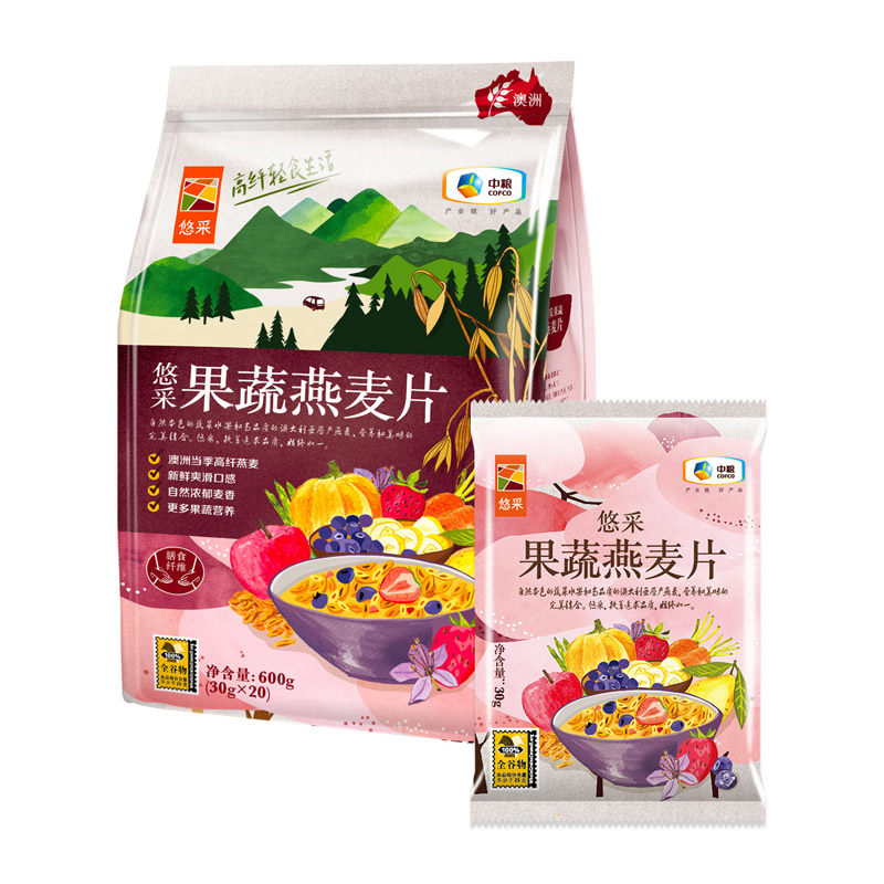 悠采果蔬燕麦片一袋包邮