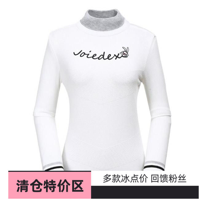 瑕疵 韩国高尔夫女装高领针织衫刺绣长袖毛衣速干保暖运动秋冬,运动服/休闲服装,高尔夫球服,淘宝优惠券,粉丝福利购,淘宝优惠卷