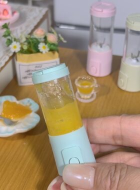 迷你榨汁机微缩仿真模型配件 微缩bjd娃屋场景摆设 不可真人使用