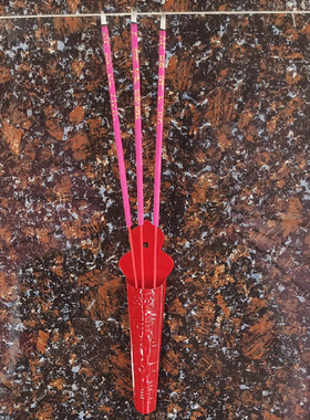 免打孔香筒不锈钢红色小香炉门口插香炉挂壁香炉金花蜡烛插座新款