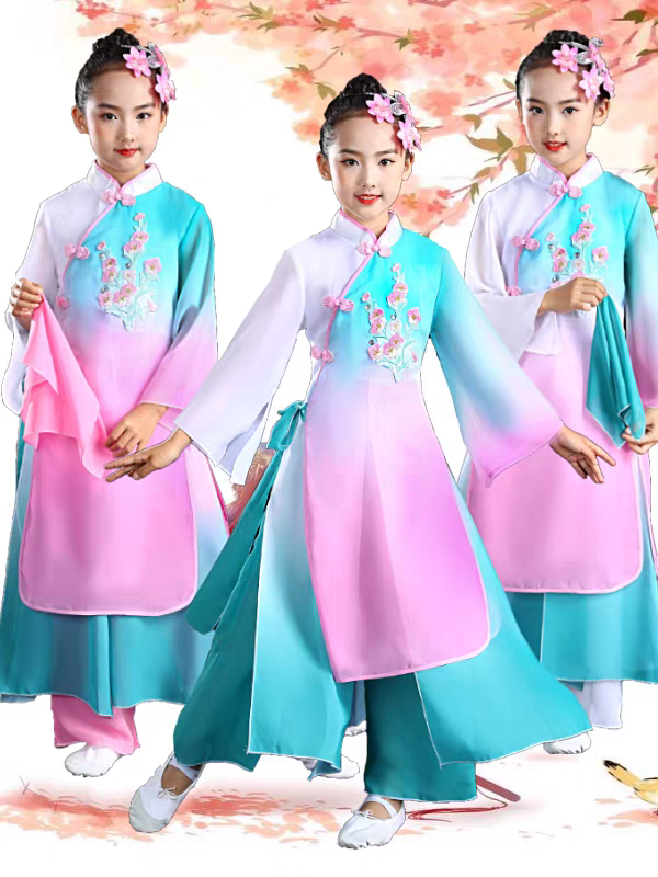 古典舞演出服女飘逸中国风艺考扇子舞伞舞雪纺秧歌服2026新款套装,女装/女士精品,民族服装/舞台装,淘宝优惠券,粉丝福利购,淘宝优惠卷