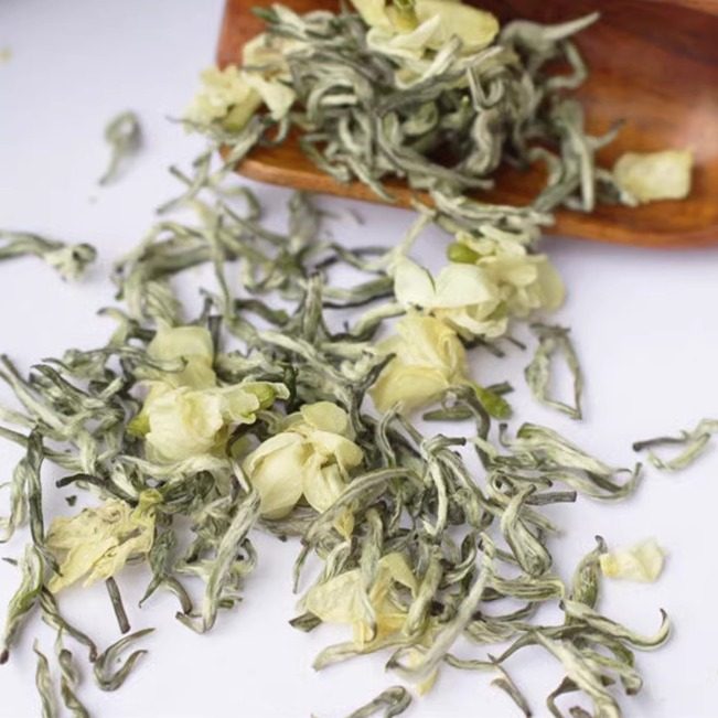 2025新茶100克蜀茗润飘雪甘露茉莉花茶叶浓香特级多白毫铁盒装,茶,再加工茶/配方茶/调味茶,淘宝优惠券,粉丝福利购,淘宝优惠卷