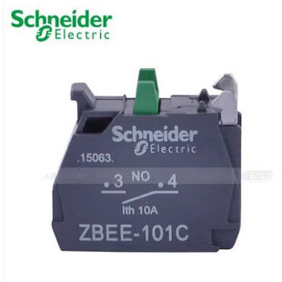 正品施耐德按钮开关触头XB5A系列22mm 1NO常开触点ZBEE-101C