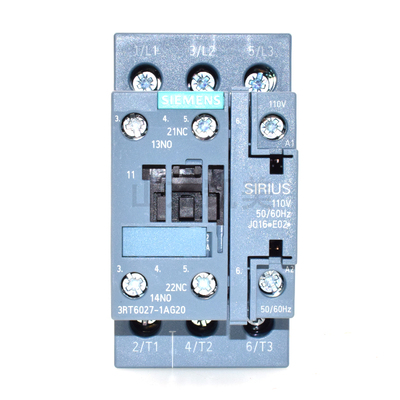 原装正品 西门子SIRIUS交流接触器3RT6027-1AG20 110V 32A AC24V