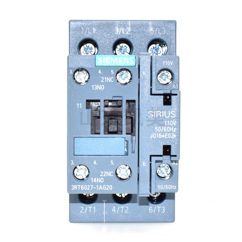 原装正品 西门子SIRIUS交流接触器3RT6027-1AG20 110V 32A AC24V