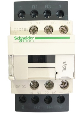 原装正品 施耐德 四级接触器 LC1D188FD 18A 110V DC 全新现货