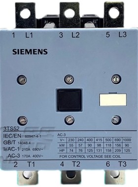 正品西门子 交流接触器 3TS52 22-OXG2 0XN2 0XQ2 110V 220V 380V