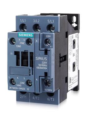 原装正品 西门子SIRIUS交流接触器3RT6024-1AN20 12A AC220V