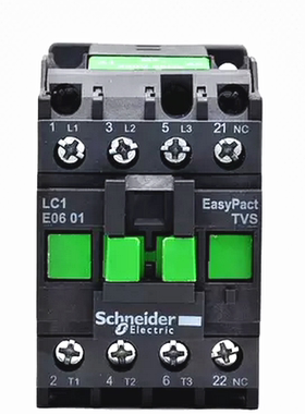 原装正品 施耐德 抱闸接触器 0601 110V LC1E06...N 3开1闭 电梯