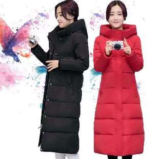 反季2025秋冬新款修身羽绒棉服女中长款棉袄外套韩版显瘦清仓棉衣