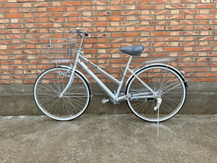 全新川崎26铝合金双斜日本自行车内三速内五速内七速内八速摩电灯