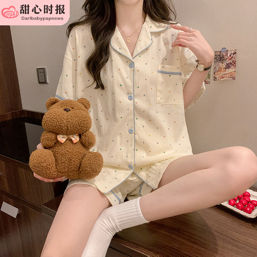 樱桃甜美高级感睡衣女款夏季