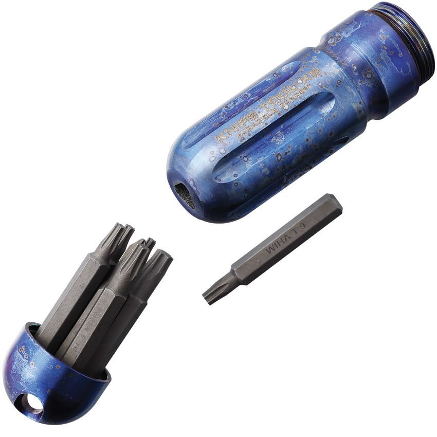 芬兰 AuCon Sky Ti 钛合金迷你多功能刀具 EDC便携螺丝刀 限量款