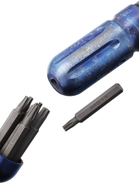 芬兰 AuCon Sky Ti 钛合金迷你多功能刀具 EDC便携螺丝刀 限量款