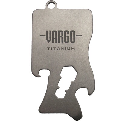 美国 Vargo EDC 钛合金工具 多功能钛合金钥匙链工具 开瓶器 扳手