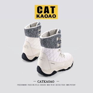 子马丁靴 户外防滑加棉保暖情侣鞋 抗寒零下40度雪地靴2025冬季 新款