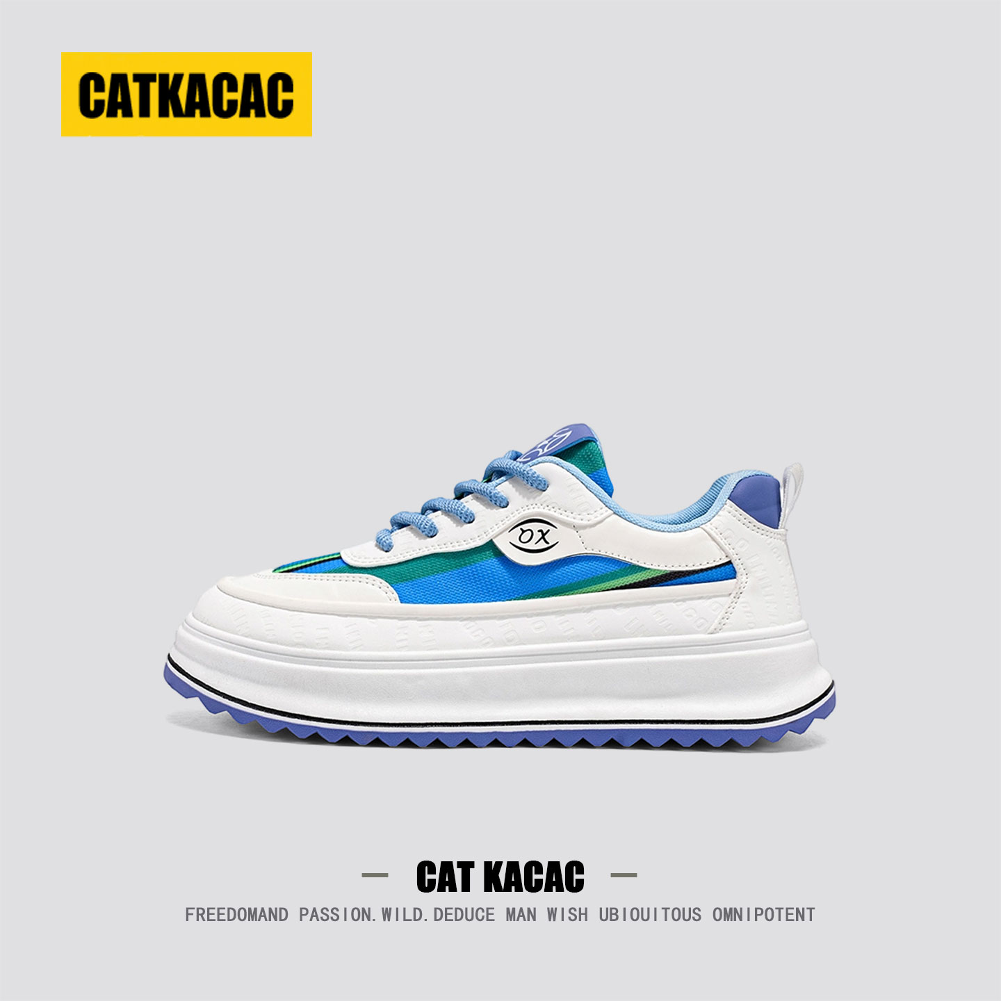 美国CATKACAC男鞋秋季2025新款潮流小众网红青少年运动休闲鞋男款