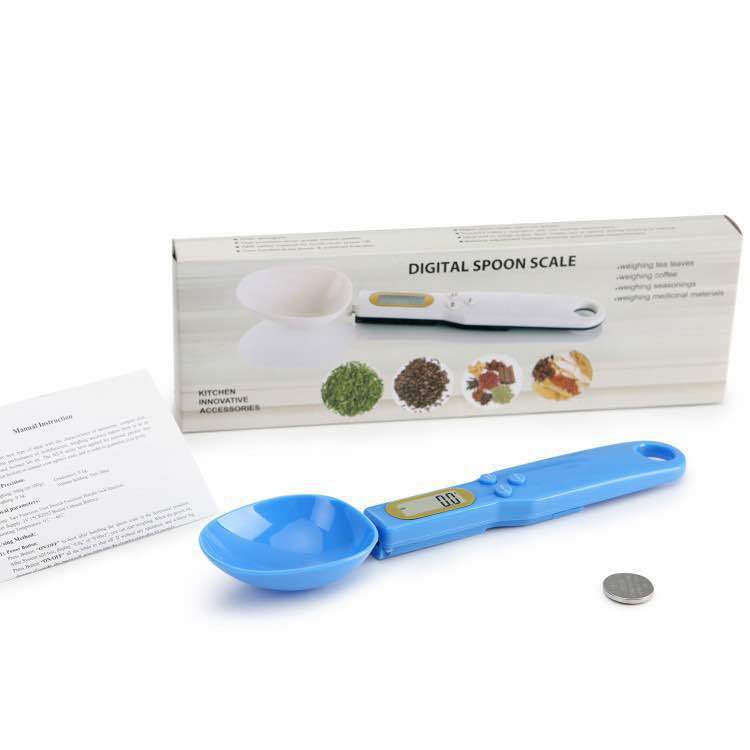 勺子秤usb可充电量勺 家用厨房秤迷你电子秤500g/0.1g烘焙食物秤图片