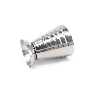 304魔法量杯 75ml调酒杯 不锈钢带三种刻度量环 盎司杯 安士杯