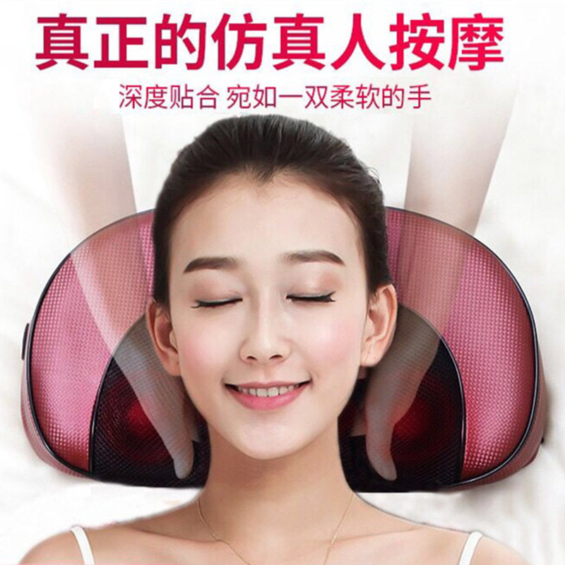 直供U型按摩枕颈椎按摩器家用全身多功能脊颈腰背肩腿部躺枕