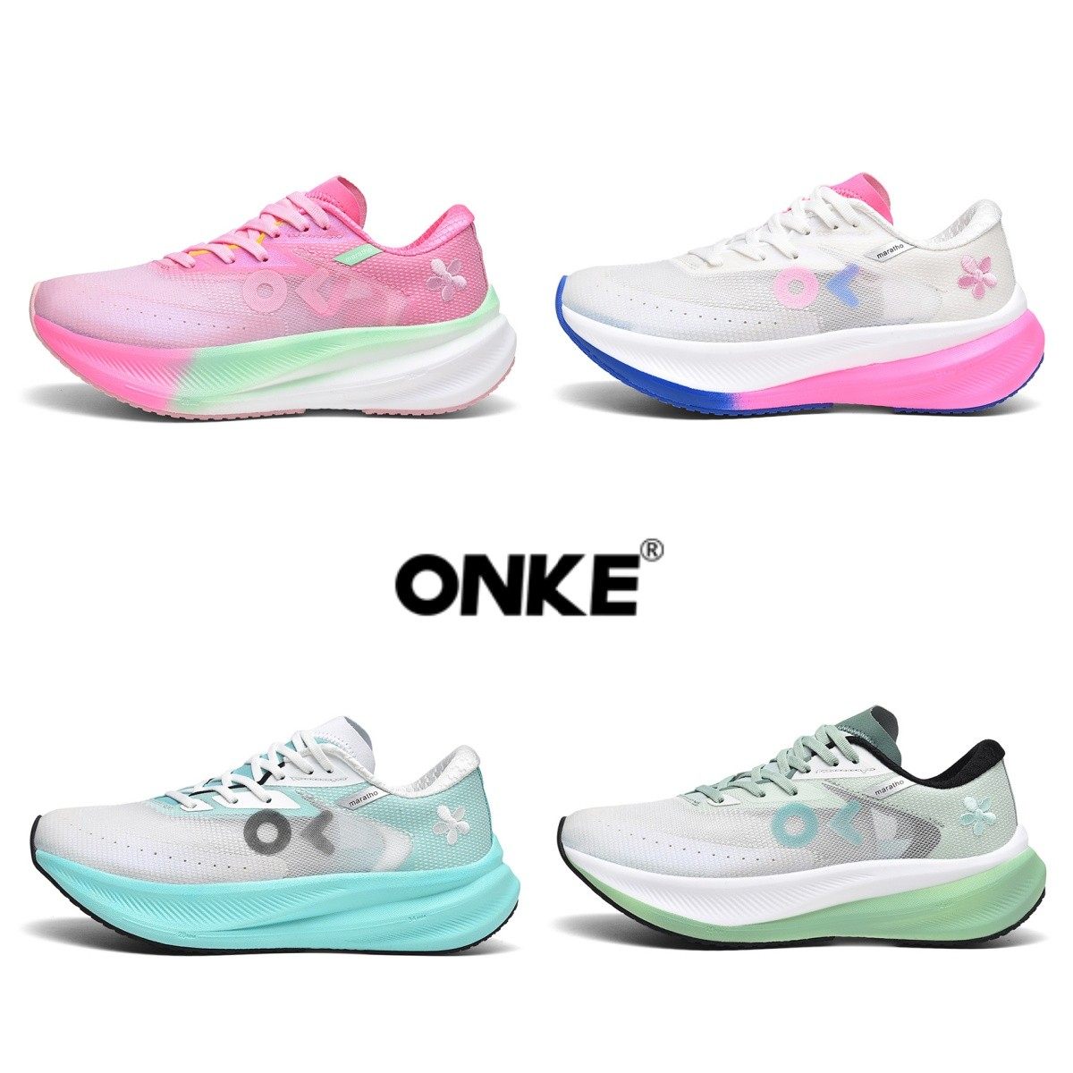 ONKE跑步鞋男秋透气轻便网面鞋女碳板跑鞋马拉松防滑耐磨运动鞋,运动鞋new,跑步鞋,淘宝优惠券,粉丝福利购,淘宝优惠卷