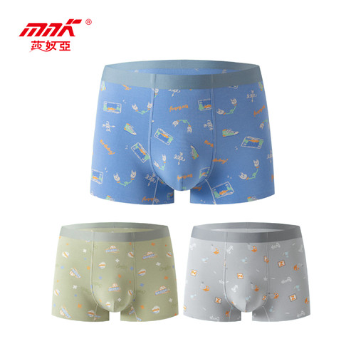 MNK平角裤5A级抗菌实惠混色促销