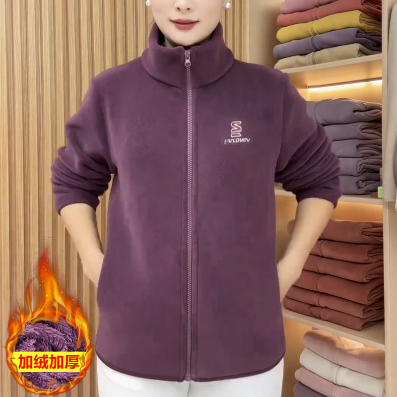 高品质奥粒绒外套时尚立领夹克