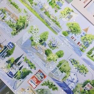 街道手帐拼贴造景PET胶带分装 夏季 现货 青阳夏深 Wines工作室