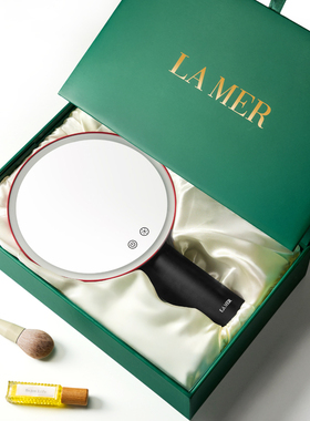 LAMER化妆镜led带灯智能台式桌面梳妆镜网红补光美妆镜子生日礼物