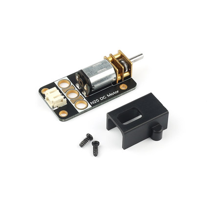 N20减速马达微型电机直流电机可编程兼容Arduino掌控板积木孔