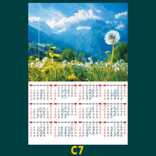 专用2027年历单张-C7-单张 +专用年历/看图问客服