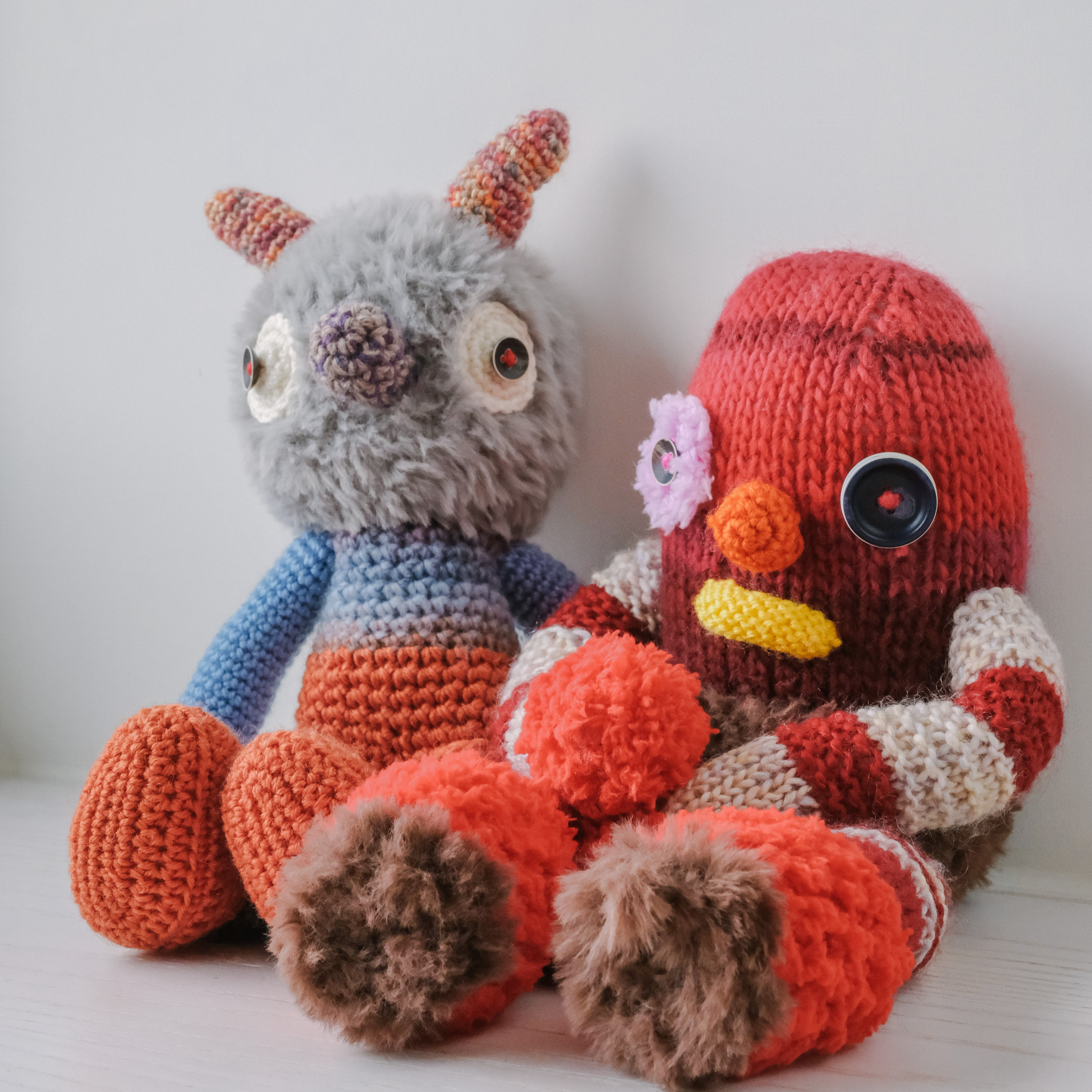 Brut Cake 毛怪森林牧场创意玩偶个性公仔可爱宝宝礼物手工编织 - 封面