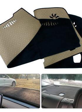 适用遮光仪表中控台于台特斯拉Y垫法兰绒model3汽车用品防滑防晒