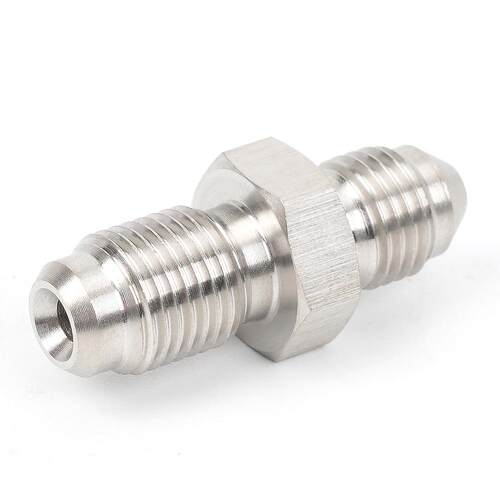 汽车改装配件AN3转接头M12X1铝合金接头M10X1不锈钢外丝接头跨境