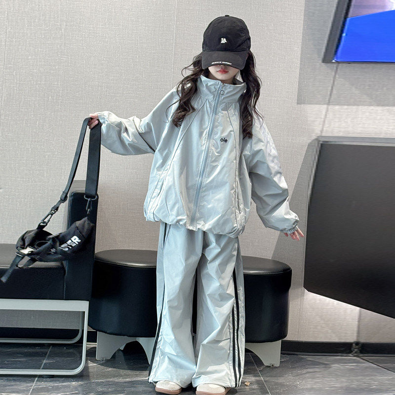 日本JGYP2026新款女童春秋运动套装中大童休闲外套宽松裤子两件套,童装/婴儿装/亲子装,套装,淘宝优惠券,粉丝福利购,淘宝优惠卷