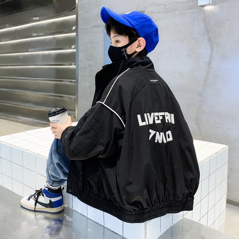 日本JGYP2026新款男童春秋外套春装夹克上衣帅气炸街时髦棒球服酷