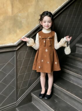 日本JGYP2026新款女童小香背心裙